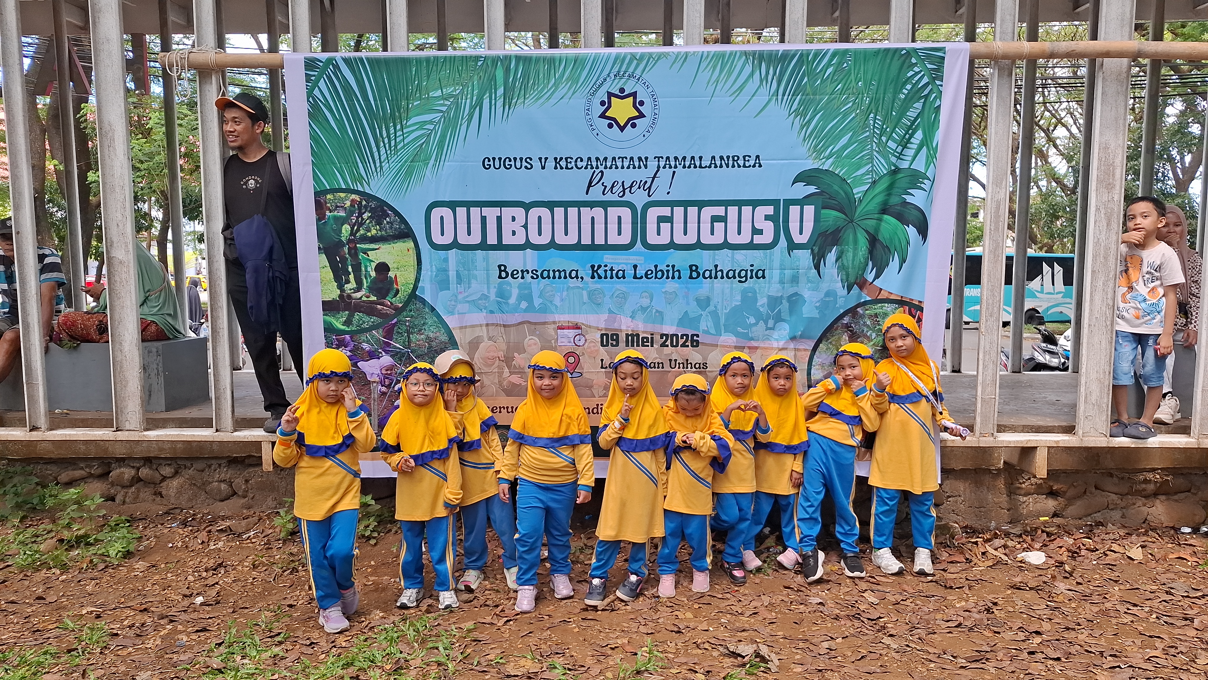 Outbound Seru! Anak TK WIS 03 Makassar Belajar Berani dan Bekerja Sama